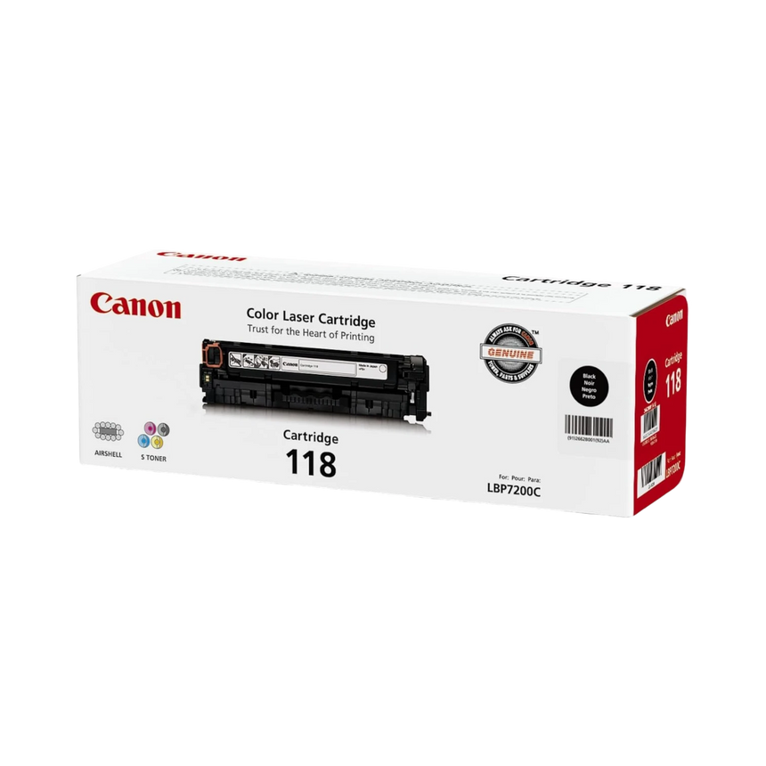 Canon 118 Black Toner Cartridge for Laser Printers — Being Shipped