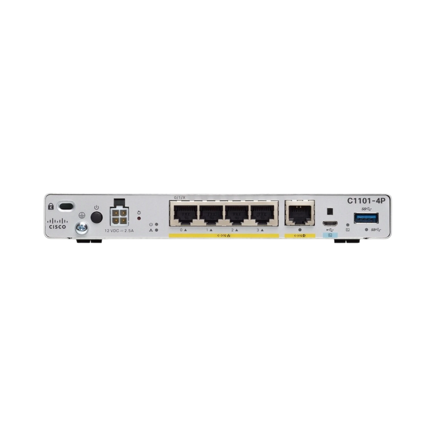 Cisco C1101-4P Integrated Services Router with 4-Gigabit Ethernet (GbE) Ports — Being Shipped