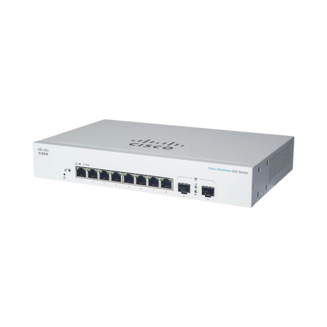 Cisco Business 220 Series 8-Port PoE+ Smart Switch — Being Shipped