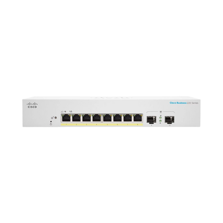 Cisco Business 220 Series 8-Port PoE+ Smart Switch — Being Shipped