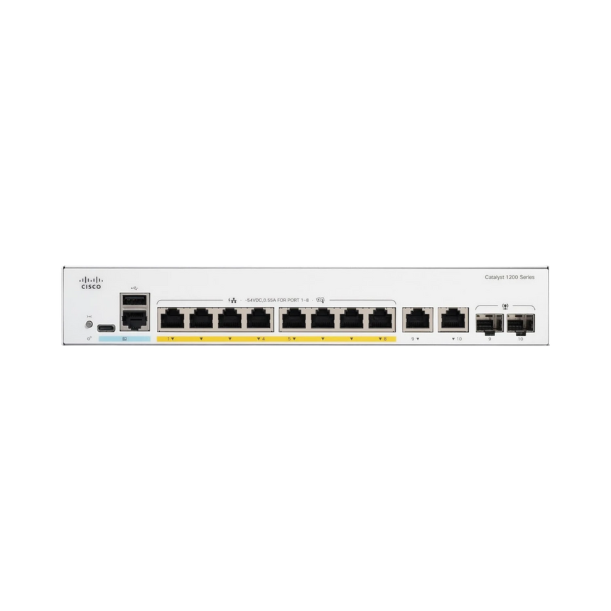 Cisco Catalyst 1200 8-Port Smart PoE+ Rack-Mount Switch — Being Shipped