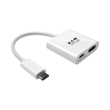 Tripp Lite USB-C to HDMI Adapter with PD Charging, HDCP, White — Being Shipped