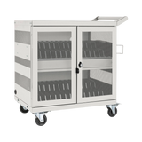 Tripp Lite Multi-Device Charging Cart, 32 USB Ports, iPad and Android Tablets, Wall-Mount Option, White — Being Shipped