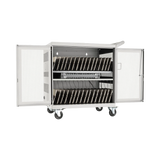 Tripp Lite Multi-Device Charging Cart, 32 USB Ports, iPad and Android Tablets, Wall-Mount Option, White — Being Shipped