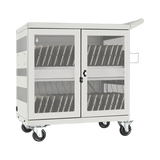 Tripp Lite Multi-Device Charging Cart, 32 USB Ports, iPad and Android Tablets, Wall-Mount Option, White — Being Shipped