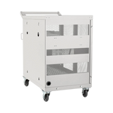 Tripp Lite Multi-Device Charging Cart, 32 USB Ports, iPad and Android Tablets, Wall-Mount Option, White — Being Shipped