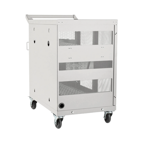 Tripp Lite Multi-Device Charging Cart, 32 USB Ports, iPad and Android Tablets, Wall-Mount Option, White — Being Shipped