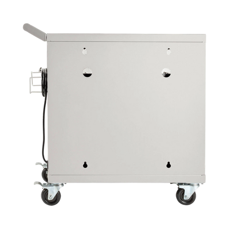 Tripp Lite Multi-Device Charging Cart, 32 USB Ports, iPad and Android Tablets, Wall-Mount Option, White — Being Shipped