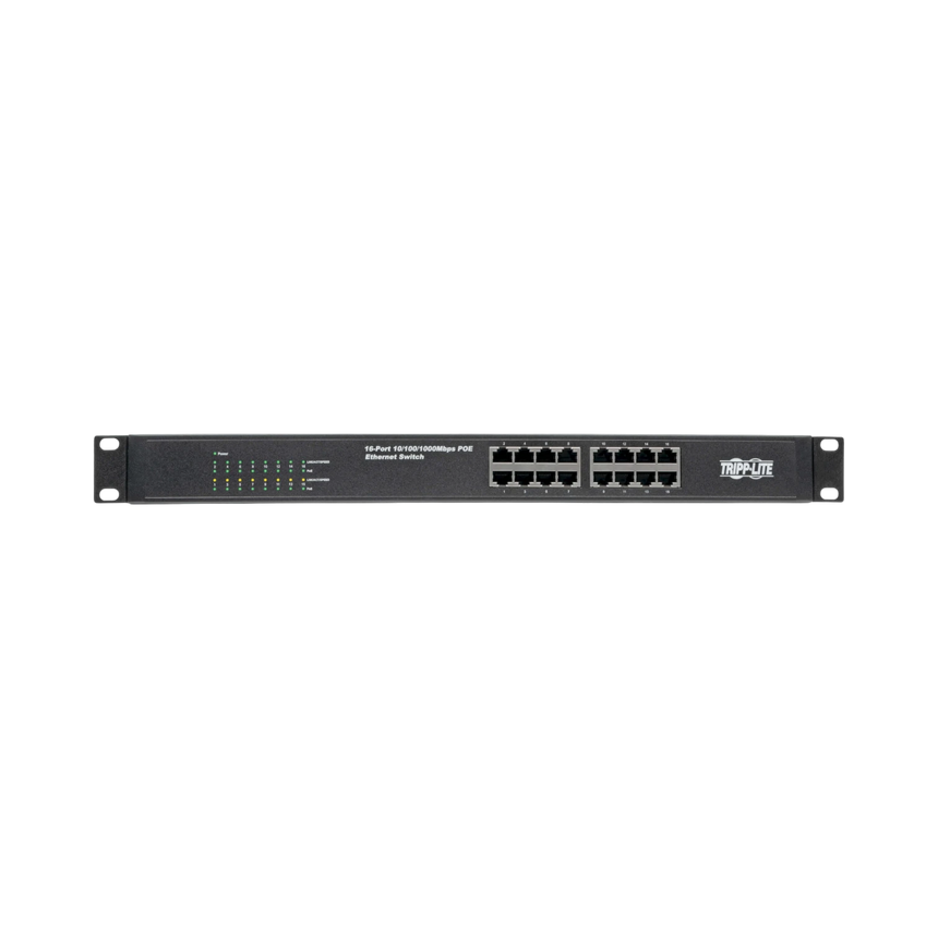 Tripp Lite 16-Port 10/100/1000 Mbps 1U Rack-Mount/Desktop Gigabit Ethernet Unmanaged Switch — Being Shipped