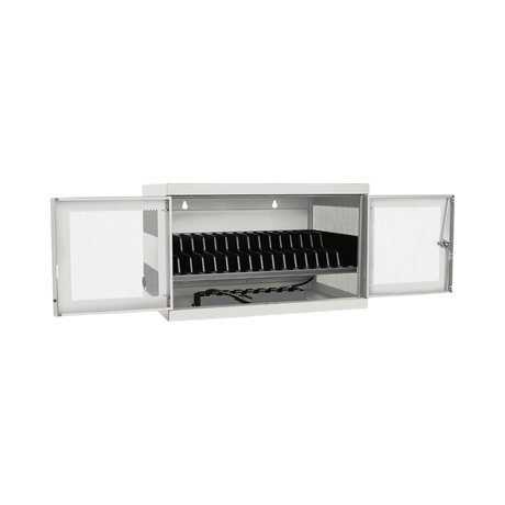 Tripp Lite Multi-Device Charging Station, 16 AC Outlets, Chromebooks and Laptops, White — Being Shipped
