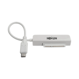 Tripp Lite USB 3.2 Gen 2 (10 Gbps) USB-C to SATA III Adapter Cable with UASP, 2.5 in. SATA Hard Drives, Thunderbolt 3 Compatible, White — Being Shipped