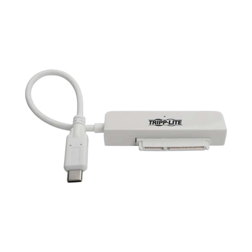 Tripp Lite USB 3.2 Gen 2 (10 Gbps) USB-C to SATA III Adapter Cable with UASP, 2.5 in. SATA Hard Drives, Thunderbolt 3 Compatible, White — Being Shipped