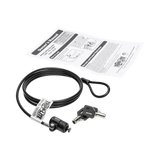 Tripp Lite Security Lock for Laptops and Peripherals, Keyed, 4 ft. (1.22 m) Cable — Being Shipped