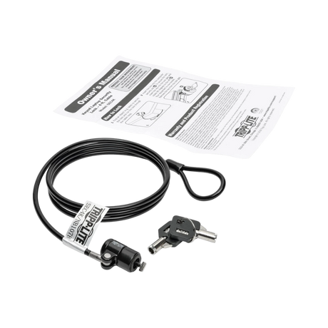 Tripp Lite Security Lock for Laptops and Peripherals, Keyed, 4 ft. (1.22 m) Cable — Being Shipped