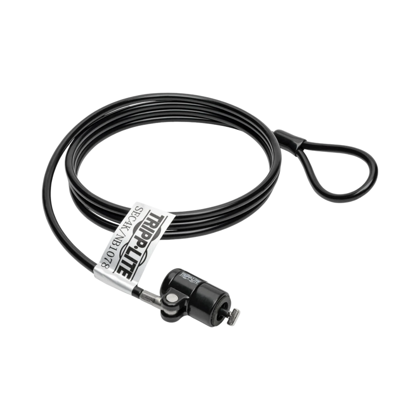 Tripp Lite Security Lock for Laptops and Peripherals, Keyed, 4 ft. (1.22 m) Cable — Being Shipped