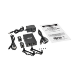Tripp Lite 2-Port HDMI over Cat5/6 Extender Kit, Box-Style Transmitter, 2 Mini Receivers, PoC, Up to 100 ft. (30 m), TAA — Being Shipped