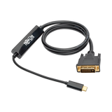 Tripp Lite USB-C to DVI Active Adapter Cable (USB-C to DVI-D Dual Link M/M), 3 ft. (0.9 m) — Being Shipped