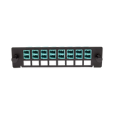 Tripp Lite High-Density Fiber Adapter Panel (MMF/SMF), 8 LC Duplex Connectors, Black — Being Shipped