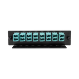 Tripp Lite High-Density Fiber Adapter Panel (MMF/SMF), 8 LC Duplex Connectors, Black — Being Shipped