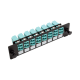 Tripp Lite High-Density Fiber Adapter Panel (MMF/SMF), 8 LC Duplex Connectors, Black — Being Shipped