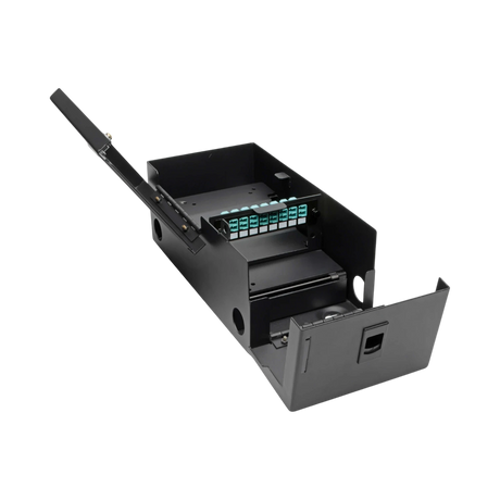 Tripp Lite High-Density Fiber Adapter Panel (MMF/SMF), 8 LC Duplex Connectors, Black — Being Shipped