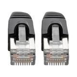 Tripp Lite Cat6a 10G Snagless Shielded STP Ethernet Cable (RJ45 M/M), PoE, Black, 7 ft. (2.13 m) — Being Shipped