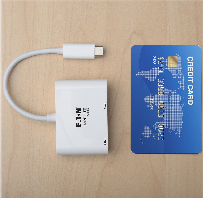 Tripp Lite HDMI 4K VGA USB-C Multiport Adapter (White) — Being Shipped