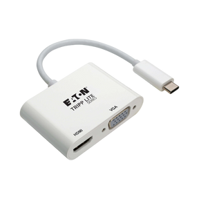 Tripp Lite HDMI 4K VGA USB-C Multiport Adapter (White) — Being Shipped