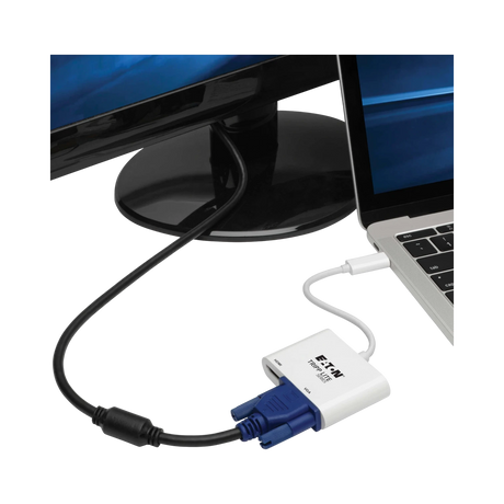 Tripp Lite HDMI 4K VGA USB-C Multiport Adapter (White) — Being Shipped