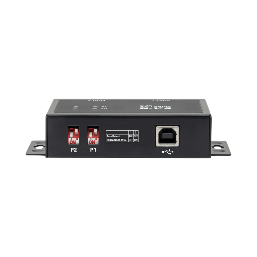 Tripp Lite 2-Port RS-422/RS-485 USB to Serial FTDI Adapter with COM Retention (USB-B to DB9 F/M) — Being Shipped
