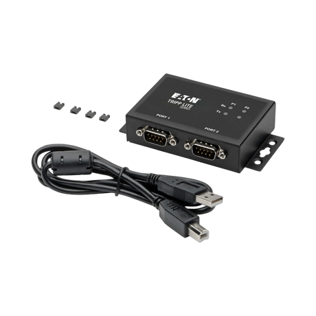 Tripp Lite 2-Port RS-422/RS-485 USB to Serial FTDI Adapter with COM Retention (USB-B to DB9 F/M) — Being Shipped