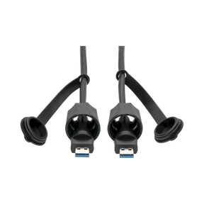 Tripp Lite USB 3.0 SuperSpeed A to A M/M Cable, Industrial, IP68, Shielded, 13 ft. (3.96 m), TAA — Being Shipped