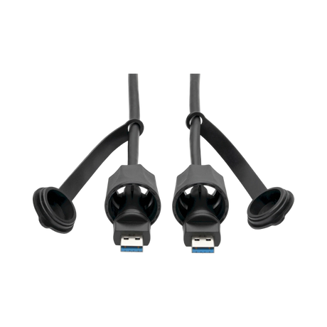 Tripp Lite USB 3.0 SuperSpeed A to A M/M Cable, Industrial, IP68, Shielded, 13 ft. (3.96 m), TAA — Being Shipped