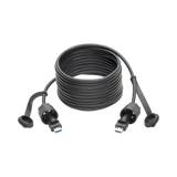Tripp Lite USB 3.0 SuperSpeed A to A M/M Cable, Industrial, IP68, Shielded, 13 ft. (3.96 m), TAA — Being Shipped