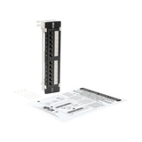 Tripp Lite Cat6 Wall-Mount 12-Port Patch Panel, PoE+ Compliant, 110/Krone, 568A/B, RJ45 Ethernet, TAA — Being Shipped