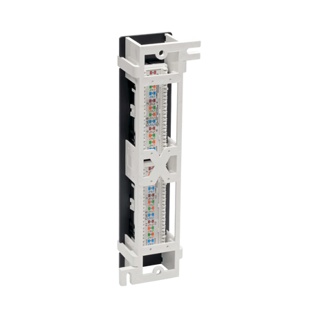 Tripp Lite Cat6 Wall-Mount 12-Port Patch Panel, PoE+ Compliant, 110/Krone, 568A/B, RJ45 Ethernet, TAA — Being Shipped