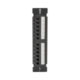 Tripp Lite Cat6 Wall-Mount 12-Port Patch Panel, PoE+ Compliant, 110/Krone, 568A/B, RJ45 Ethernet, TAA — Being Shipped