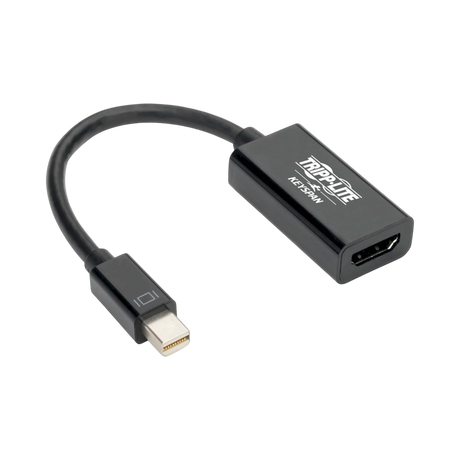 Tripp Lite Keyspan Mini DisplayPort to HDMI Active Adapter/Video Converter (M/F), 4K 60 Hz, Black, 6in — Being Shipped