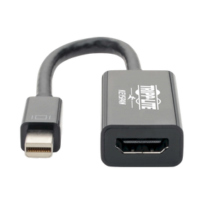 Tripp Lite Keyspan Mini DisplayPort to HDMI Active Adapter/Video Converter (M/F), 4K 60 Hz, Black, 6in — Being Shipped