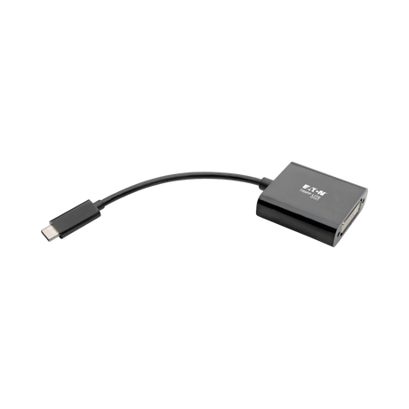 Tripp Lite USB-C to DVI Adapter with Alternate Mode, DP 1.2, Black — Being Shipped