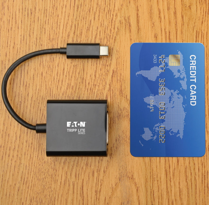 Tripp Lite USB-C to DVI Adapter with Alternate Mode, DP 1.2, Black — Being Shipped