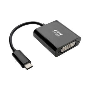 Tripp Lite USB-C to DVI Adapter with Alternate Mode, DP 1.2, Black — Being Shipped