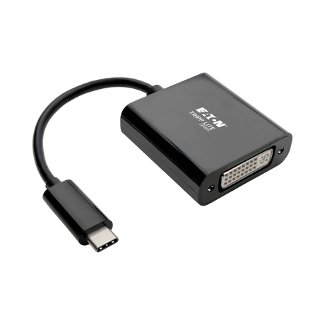 Tripp Lite USB-C to DVI Adapter with Alternate Mode, DP 1.2, Black — Being Shipped