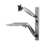 Tripp Lite Adjustable-Height Wall-Mount Sit-Stand Workstation, Single-Display — Being Shipped