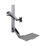 Tripp Lite Adjustable-Height Wall-Mount Sit-Stand Workstation, Single-Display — Being Shipped
