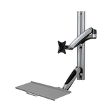 Tripp Lite Adjustable-Height Wall-Mount Sit-Stand Workstation, Single-Display — Being Shipped