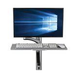Tripp Lite Adjustable-Height Wall-Mount Sit-Stand Workstation, Single-Display — Being Shipped