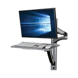 Tripp Lite Adjustable-Height Wall-Mount Sit-Stand Workstation, Single-Display — Being Shipped