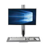 Tripp Lite Adjustable-Height Wall-Mount Sit-Stand Workstation, Single-Display — Being Shipped