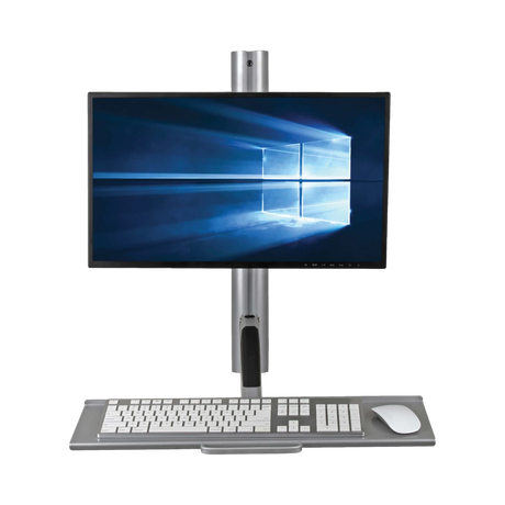 Tripp Lite Adjustable-Height Wall-Mount Sit-Stand Workstation, Single-Display — Being Shipped